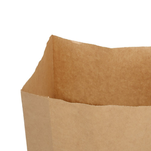 Bolsa de Papel Encerada Blanca de 4 lb Estilo SOS de 5" x 3 1/8" x 9 11/16", Bolsas para Pan a Prueba de Grasa - Product Image 3