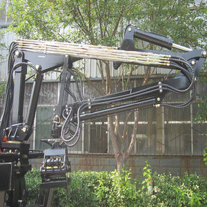 Tracteur forestier journaux télescopique grue alimenté par moteur diesel, essence et tracteur - Product Image 2