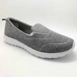 Mode nach maß slip auf stoff casual flache schuhe für frauen