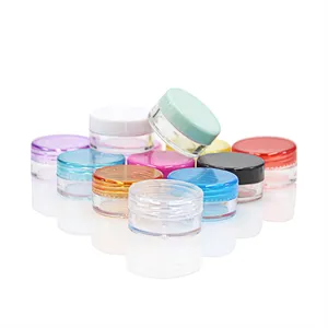 IBELONG wholesale 3g 5g mini small cheap empty round plastic cosmetic sample jar 5ml low moq
