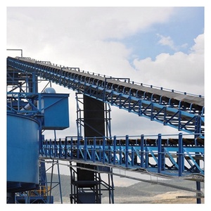 Zware Voeden Carbon Staal Industriële Poeder Bulk Materiaal Rubber Cement Kolen Platte Transportband Machine - Product Image 1