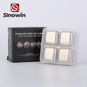 Caliente de acero inoxidable cubo de hielo cubos glaciar rocas whisky piedras granel Set - Product Image 2
