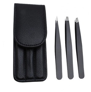 Meilleure <span class=keywords><strong>pince</strong></span> à épiler en acier Inoxydable 3 pièces sourcils applicateurs kit <span class=keywords><strong>de</strong></span> brucelles maquillage outil - Product Image 3