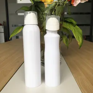 Spray Solar bomba de engarzado desechables de 200ml botella de PET botella de cuidado de la piel