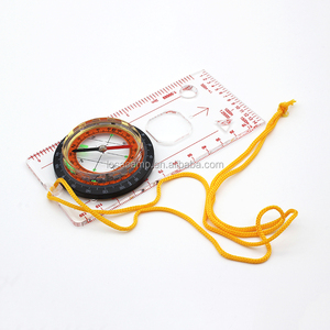 Brújula con Base Acrílica, Regla de Escala para Topografía, Brújula para Mapas de Senderismo - Product Image 2