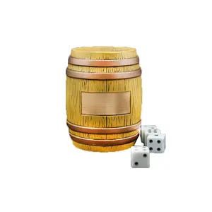 Wooden Cheap Pen Holders Dice Cup for Party Bar