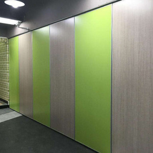 <span class=keywords><strong>Mampara</strong></span> de Pared Plegable y Móvil de Melamina Personalizada OEM <span class=keywords><strong>para</strong></span> Uso en Escuelas, Gimnasios, Almacenes y Baños - Plegable Comercial Insonorizada - Product Image 4