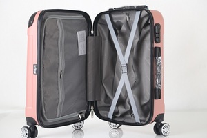 Chất lượng cao <span class=keywords><strong>ABS</strong></span> xe đẩy hành lý đặt 3-mảnh cho phụ nữ trẻ em với Bọc Góc va chạm tránh các tính năng du lịch cần thiết - Product Image 4