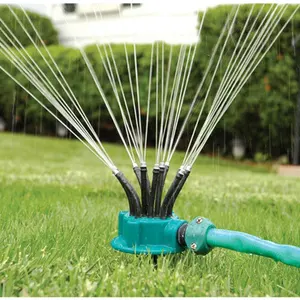 Automatic Nozzles 360 Degree Rotary Water Lawn Garden Irrigation Sprinkler