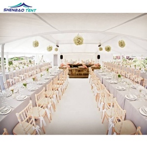 500 <span class=keywords><strong>places</strong></span> De Luxe <span class=keywords><strong>Tente</strong></span> De Mariage Blanche Avec De Doublure De Chapiteau À Vendre - Product Image 6