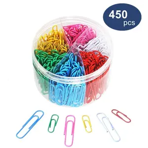 Paper Clips Multicolor 450pcs Mixed Binder Clips For Office School Supplies
