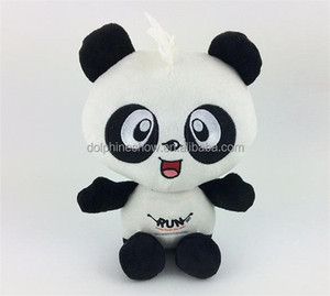 OEM Firmens piel Maskottchen Plüsch Kuh Spielzeug mit Logo Großhandel Cartoon Kuscheltiere weichen Panda Teddybär Spielzeug - Product Image 4