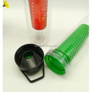 Garrafa de água sem bpa tendência, garrafa esportiva com polegar de infusão de frutas - Product Image 3