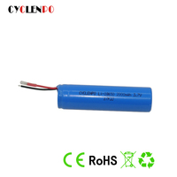 Icr 18650 Baterai Li-ion 7.4W, Baterai Li-ion 3.7V 2000Mah Isi Ulang