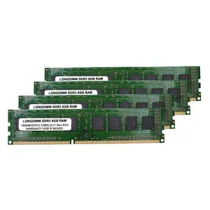 32GB 4X8GB DDR3 1600Mhz DIMM Memoria Ram DDR3 PC3-12800桌面低密度记忆