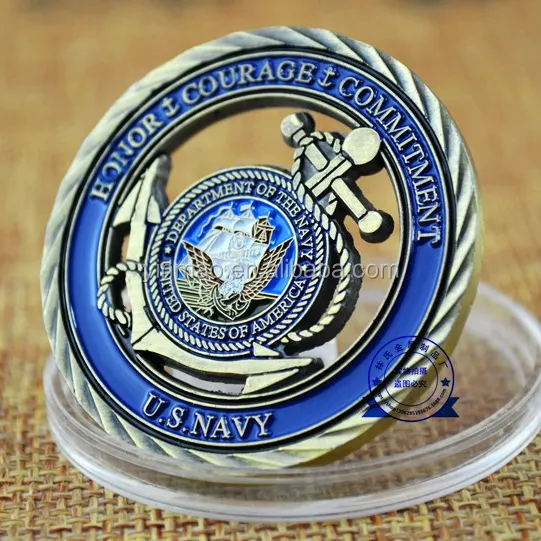 미국 해군 Openwork 동전 명예 용기 약속 동전, 미국 해안 경비대 동전