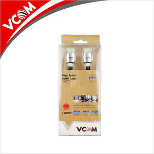 VCOM Gros Premium Nylon Tressé Alliage 4 K 2.0 3D <span class=keywords><strong>18</strong></span> gbps Or Plaqué HDMI Câble - Product Image 6