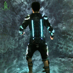 Chất lượng cao LED chiếu sáng phù hợp với Armor tron Di Sản phát quang quần áo với kính găng tay xương bánh chè cho câu lạc bộ đêm sân khấu bên chương trình - Product Image 3