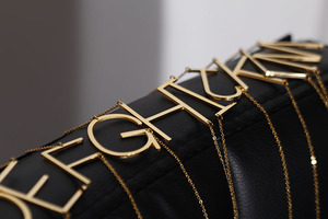 Collana con Lettera in Acciaio Inossidabile Gioielli Boutique all'Ingrosso - Product Image 4