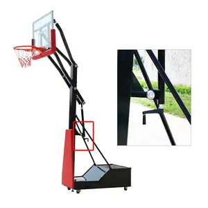 Goedkope draagbare basketbal hoops outdoor basketbal hoogte verstelbare