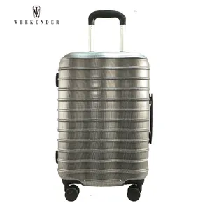 Damao protezione bagagli/angoli Abs valigia in fibra di carbonio Spinner Unisex TSA combinazione blocco sistema carrello in alluminio