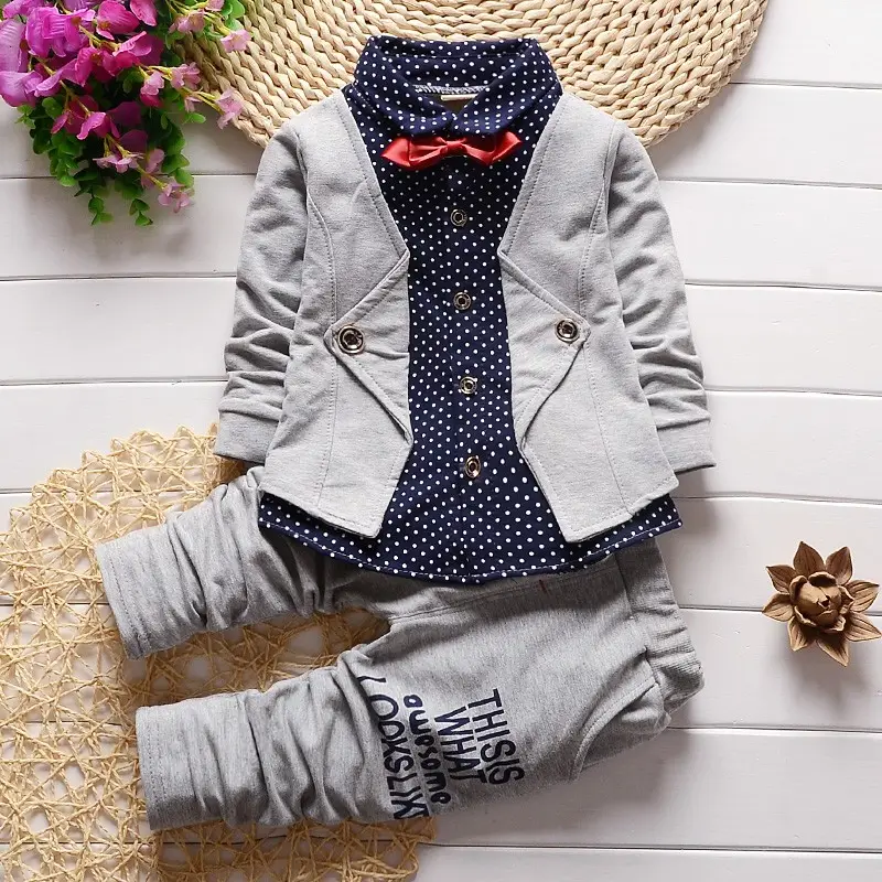 Kids Suits Spring Autumn Children Clothing Set New Fashion Baby Boys Shirt Clothes Sport Suit Boys Clothes 12 Years