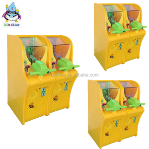 الجملة بندقية مقاتل الكسالى لعبة اليانصيب آلات عملة تعمل آلة داخلي الاطفال رماية الكرة - Product Image 2