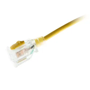 UNITED CABLE Stay Plugged Lighted Locking Plug Indoor/Outdoor Extension Cord 14/3 Gauge 50FT Yellow