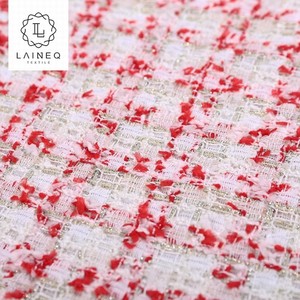 Shaoxing Supplier Fashionable <strong>Boucle</strong> <strong>White</strong> Wool Yarn Tweed Fabric - Product Image 5