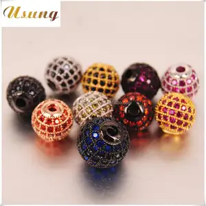 Hot sale 14K gold fashion round bead for making bracelet