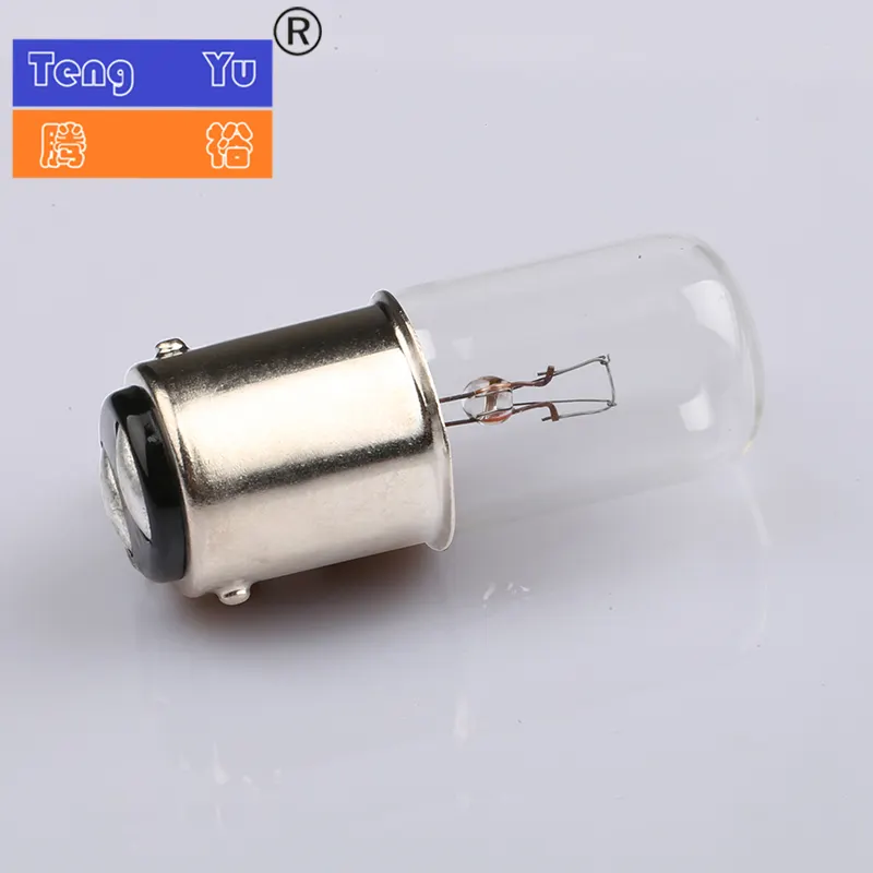 T16X35mm BA15D 2 Pin Base 24V5W Gloeilamp Indicator Light Bulb