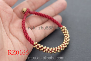 Moda cuerda Roja Cadena de Campana de Bronce Suerte <span class=keywords><strong>skmei</strong></span> s-<span class=keywords><strong>shock</strong></span> reloj instrucciones pulsera - Product Image 1