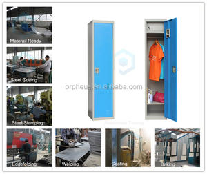 Đồ Nội Thất Văn Phòng Đa Năng Tủ Quần Áo Cột Đơn Thiết Kế Tủ Kim Loại Tủ Quần Áo Cá Nhân Với Xô An Toàn - Product Image 6