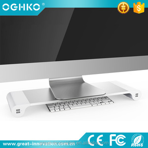 Mostrar utilizado <span class=keywords><strong>de</strong></span> acrílico moderno soporte <span class=keywords><strong>de</strong></span> exhibición para computadora portátil con USB3.0 hub - Product Image 3