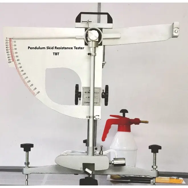 British Pendulum skid resistance and friction tester