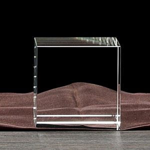 Cubo de cristal grabado láser 3D, novedad, gran oferta - Product Image 1