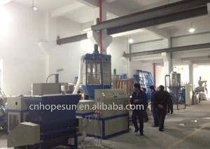 Professionele eps schuim recycling machine pelletiseermachine met auto voeden systeem - Product Image 5