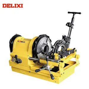 DLX100D1 1/2 "إلى 4" 750W أدوات السباكة 4 في. ماكينة لولبة الأنابيب الأنابيب الكهربائية عراف