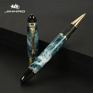 שנחאי jinhao מתכת רולר כדור עט 450 סידורי חתימת עט