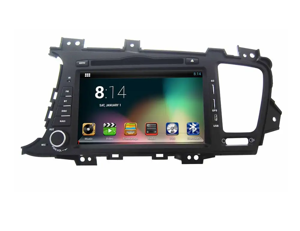 Auto Mp3 Speler Android 10.0 Systeem 8 "Touch Screen Dab Obd Wifi Gps Ondersteuning Quad Core Car Dvd-speler voor Kia K5