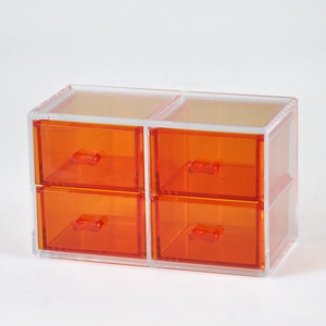 กล่องลิ้นชักเก็บเครื่องประดับทำจากอะคริลิกใสพร้อมที่จับ - Product Image 6