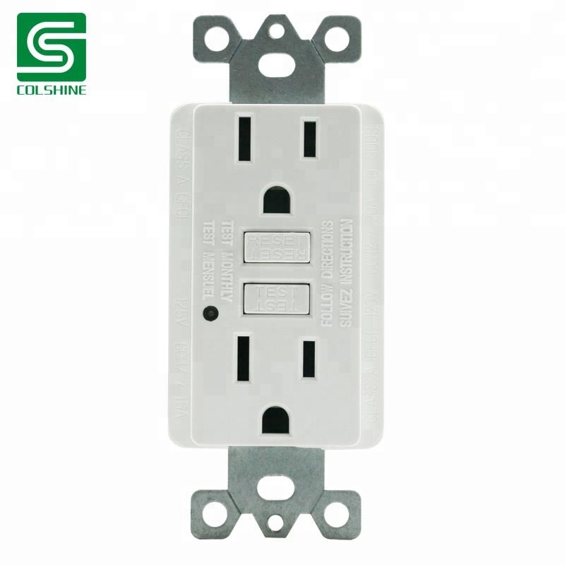 Дуплексная розетка ETL 15A 20A GFCI американская настенная розетка