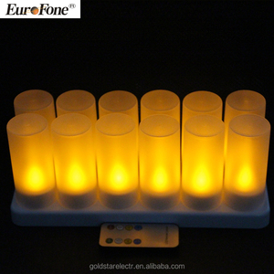 <span class=keywords><strong>Bougies</strong></span> <span class=keywords><strong>Led</strong></span> sans cadre, à télécommande, rechargeables, pour décoration, Festival - Product Image 1