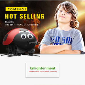 2018 New children's educational toys, DIY remote control ladybug Intelligent Robot toy - Product Image 1