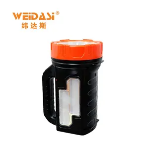 Weidasi 높은 강력한 휴대용 충전식 LED 토치 휴대용 검색 라이트 판매
