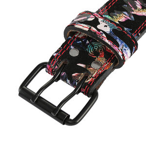 고품질 만든 다채로운 소 가죽 + 금속 버클 체육관 역도 벨트 - Product Image 3