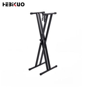 Support <span class=keywords><strong>de</strong></span> clavier double X réglable Q-2X OEM pour clavier 54/61 touches, cadre en fer pliable, charge 25 kg, <span class=keywords><strong>instrument</strong></span> <span class=keywords><strong>de</strong></span> clavier - Product Image 3