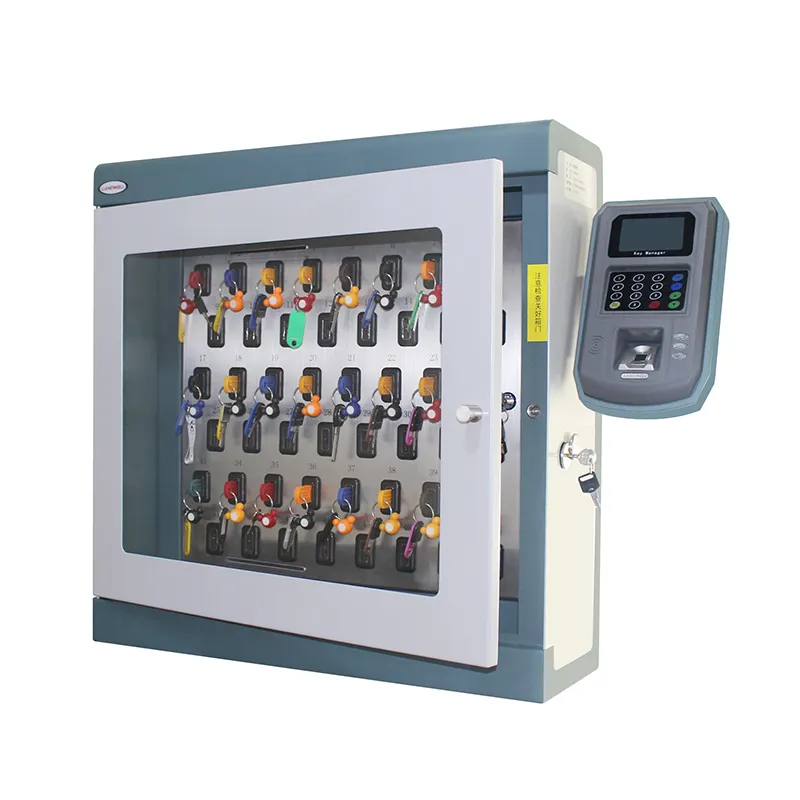 I-keybox-48 RFID smart key cabinet fingerprint key box locker intelligent metal management system