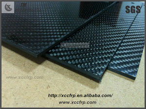 Feuille de fibre de carbone sergé glacé. 3k - Product Image 1