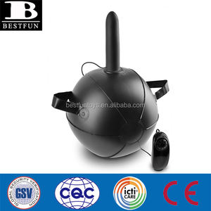 En kaliteli PVC şişme yapay penis topu dayanıklı havaya uçurmak kral horoz titreşimli seks topu ile yapay penis - Product Image 2